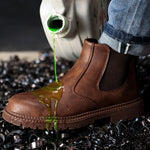 BELVURA™ - Bottes de travail en cuir de sécurité imperméables