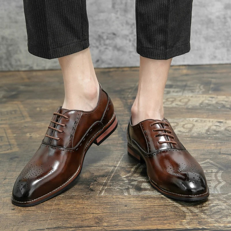 BELVURA™ | Polierte italienische Oxford-Schuhe für Männer