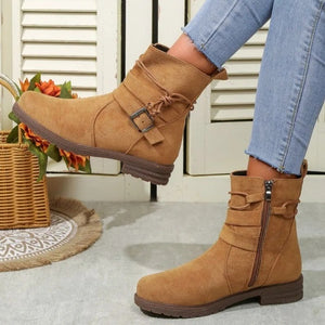 BELVURA™ - Bottines Chic en Microfibre